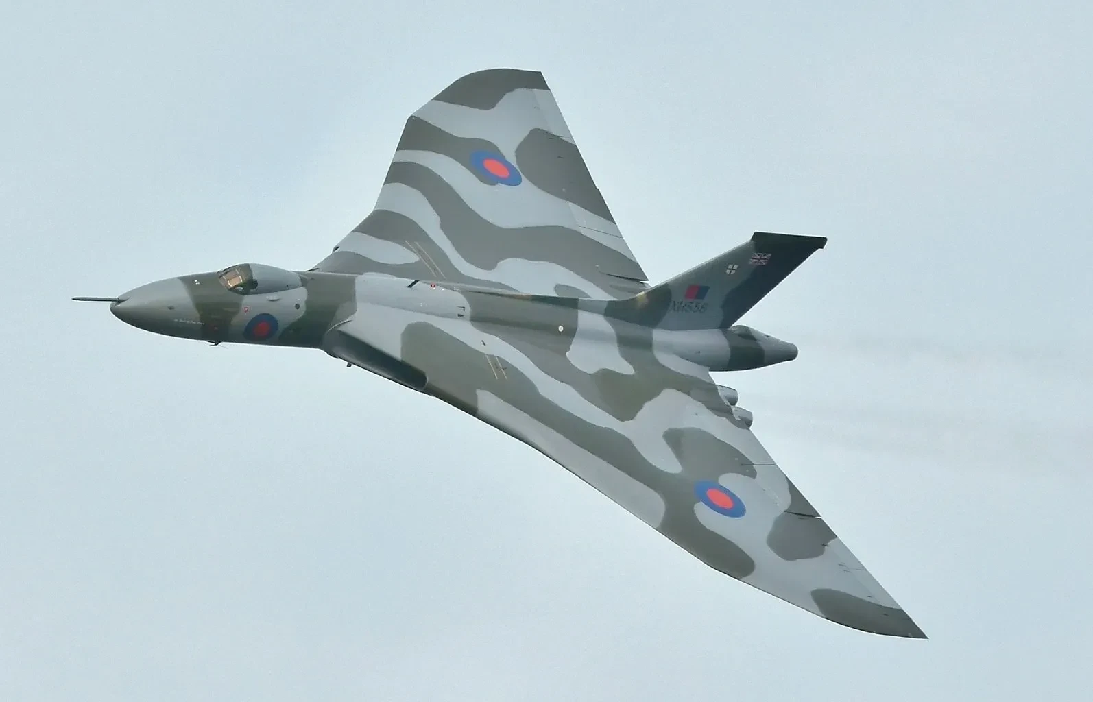 Close up of Avro Vulcan model details