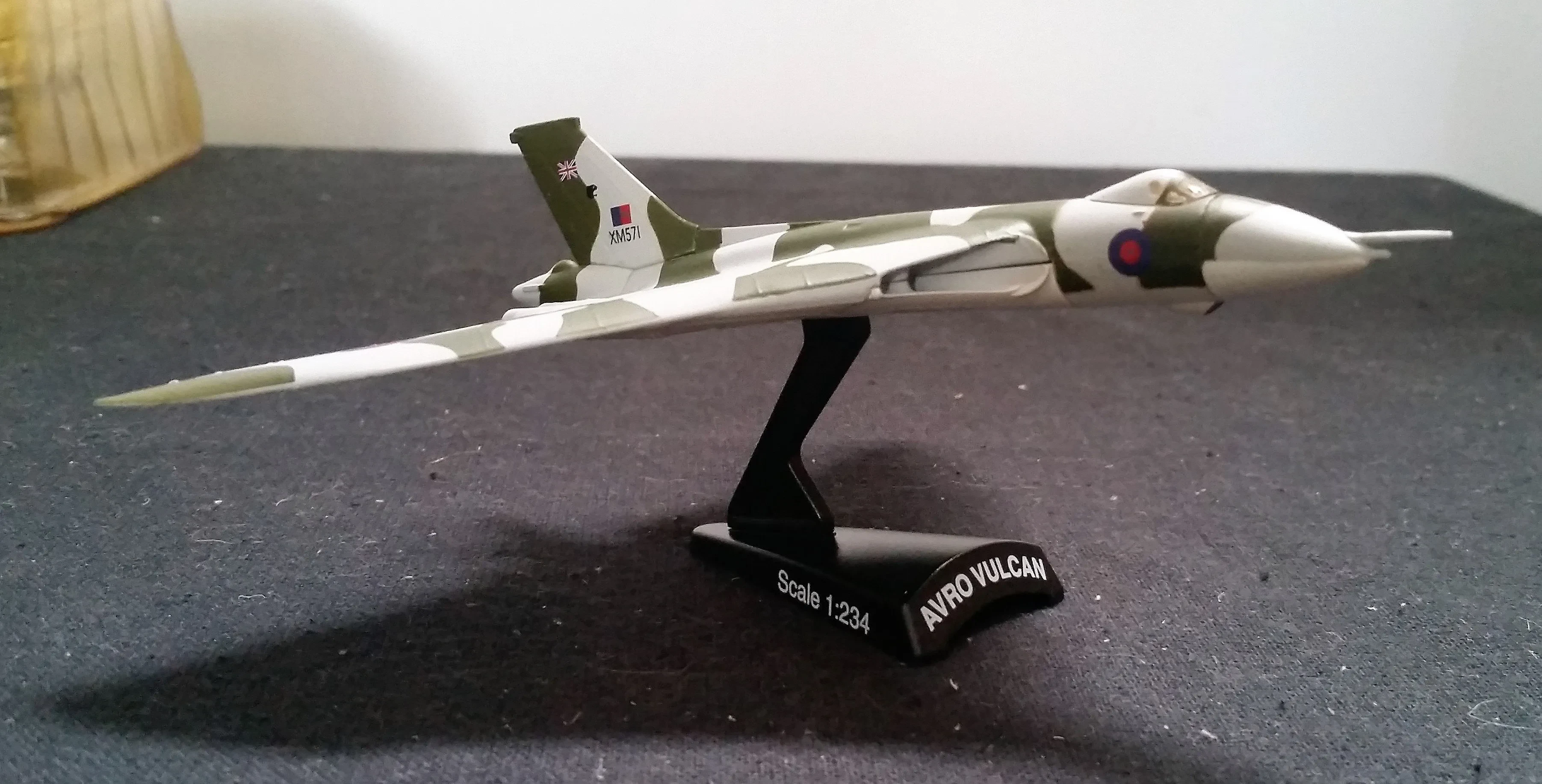 Collection of Avro Vulcan diecast models