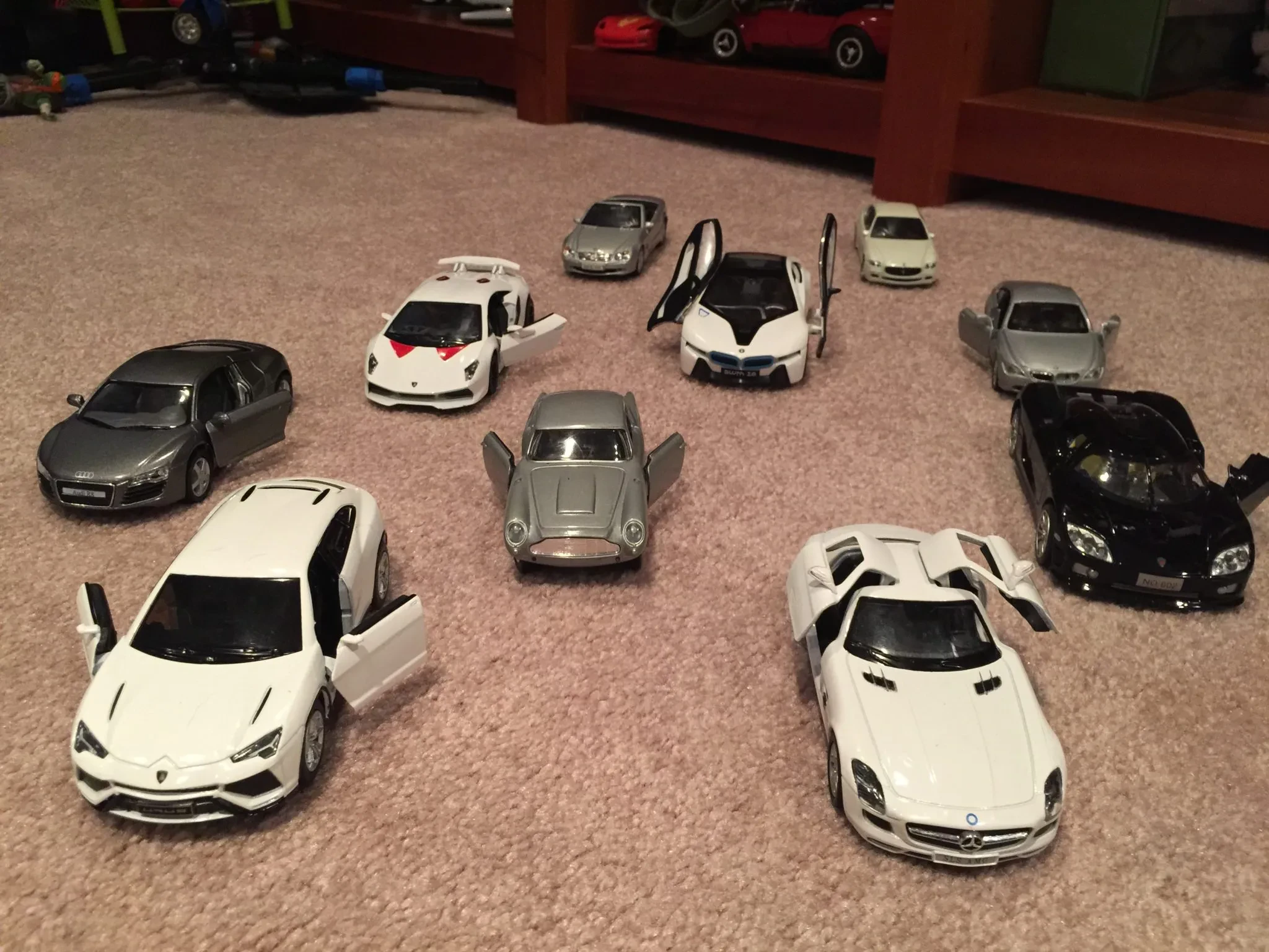 Mercedes diecast collection