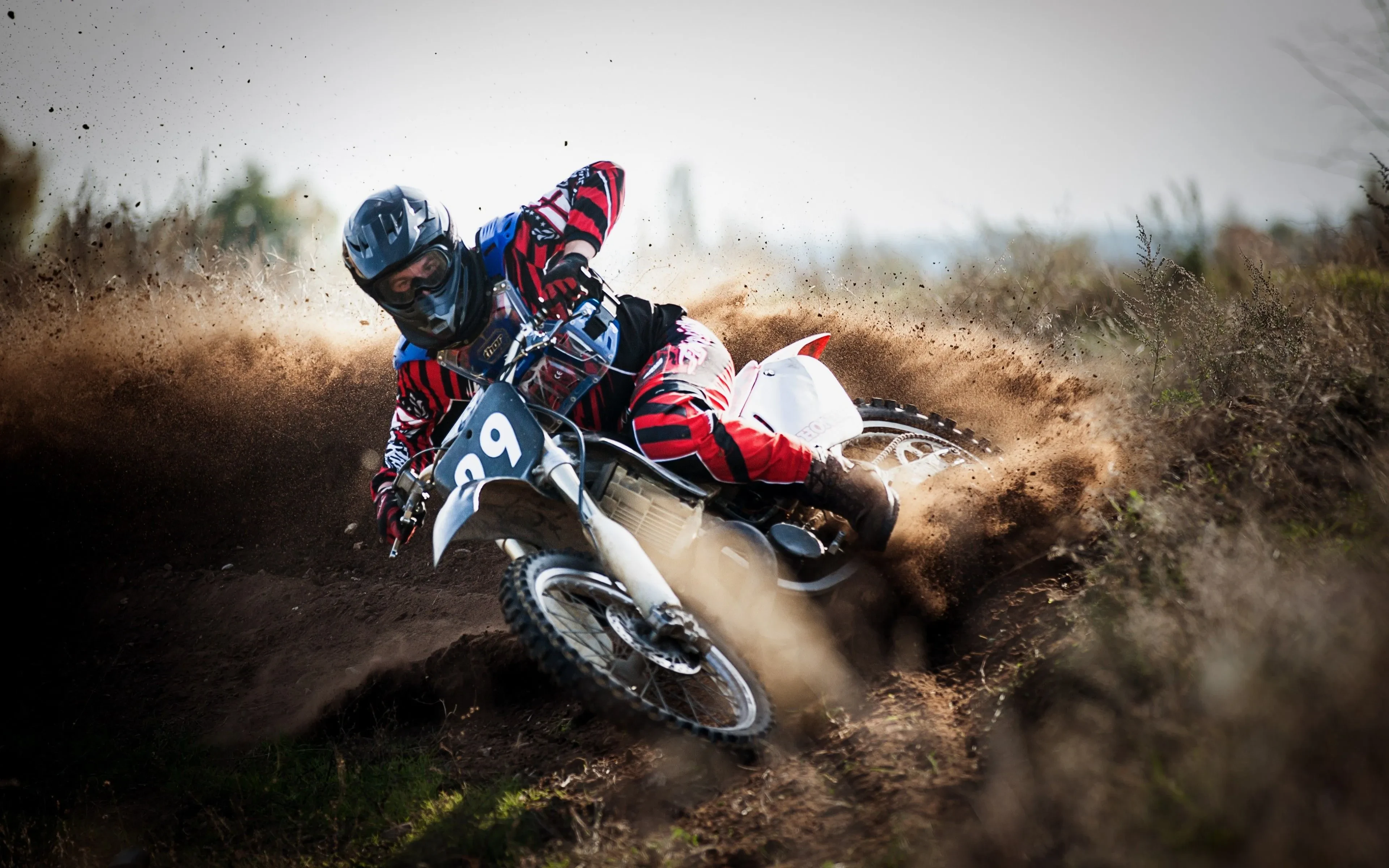 Close up diecast racing bike