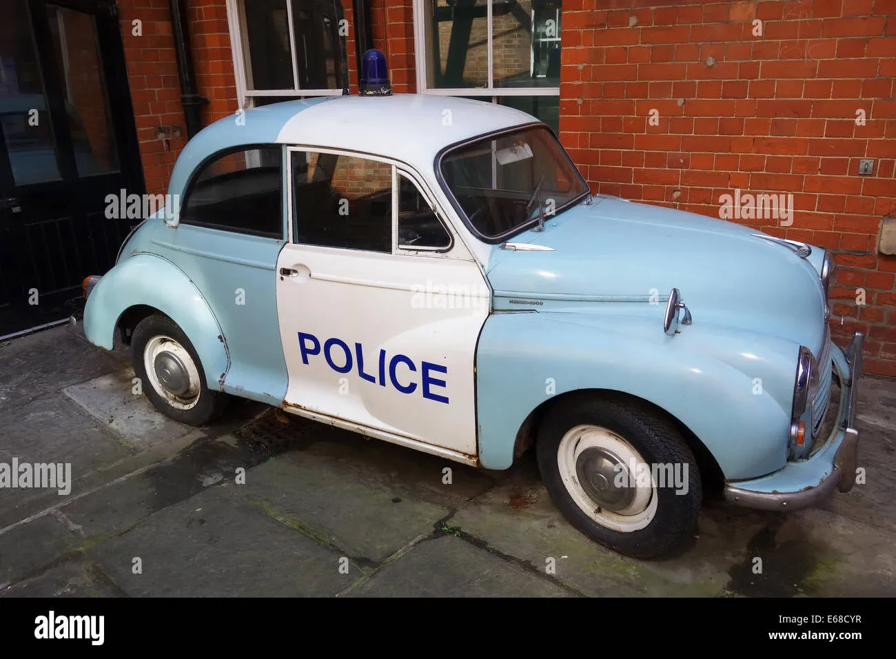 Vintage police car diecast