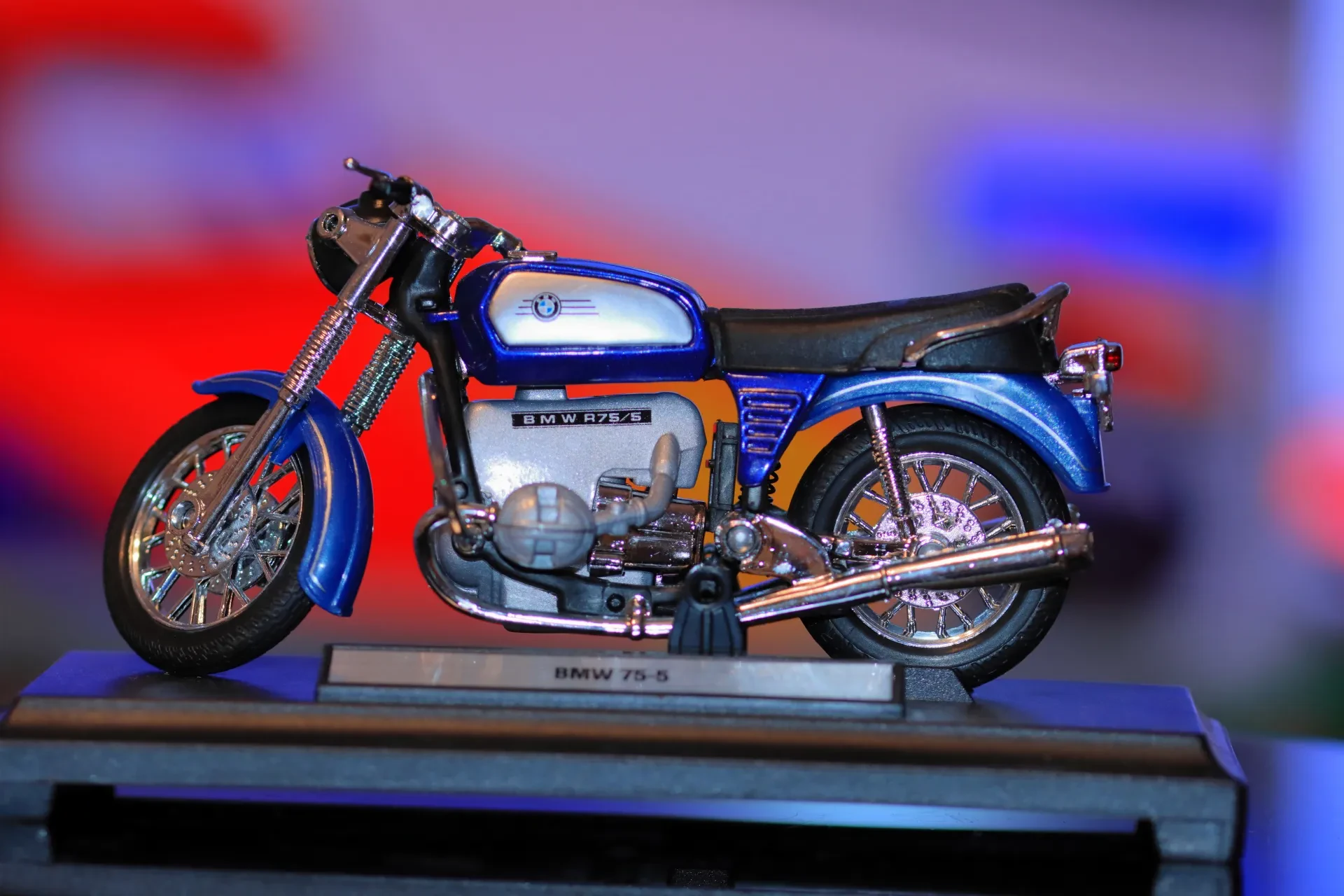Close-up of diecast model details