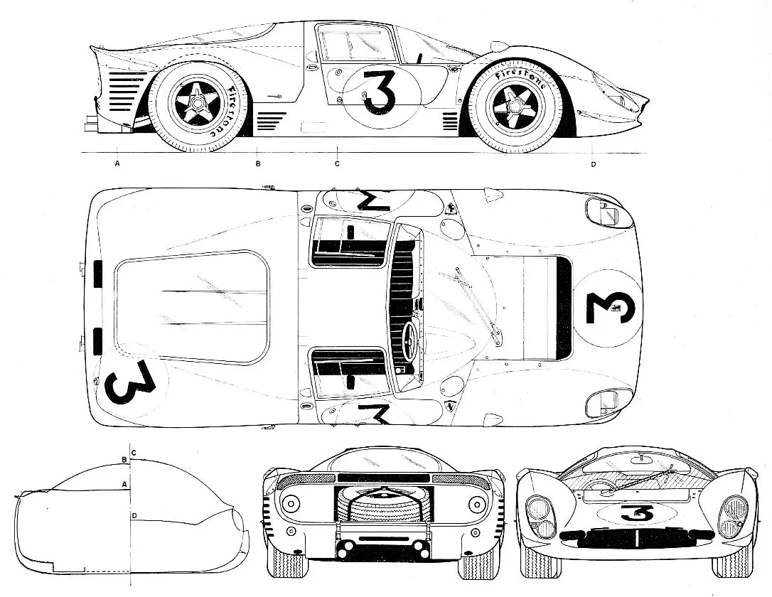 Ferrari 330 P3/4 diecast model