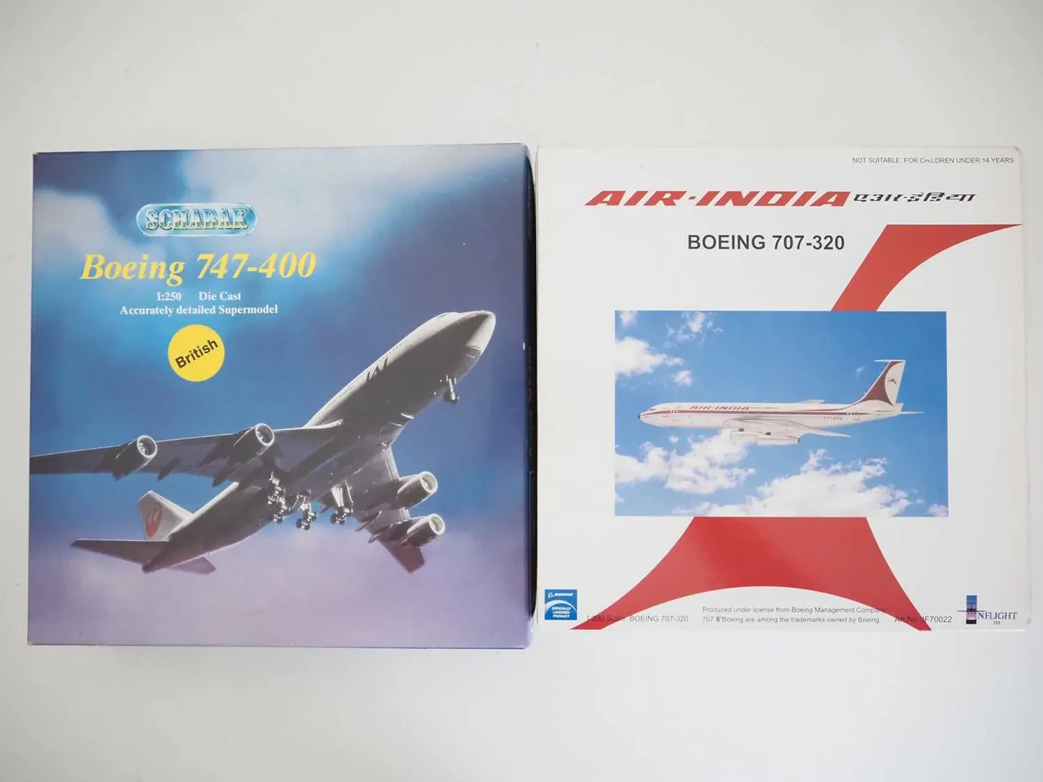 Various diecast model airplanes