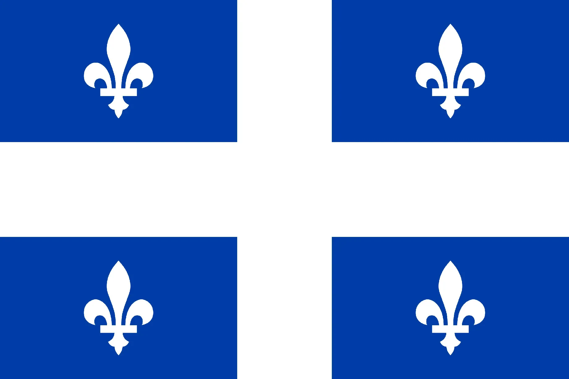 Quebec Flag with NASCAR Logo