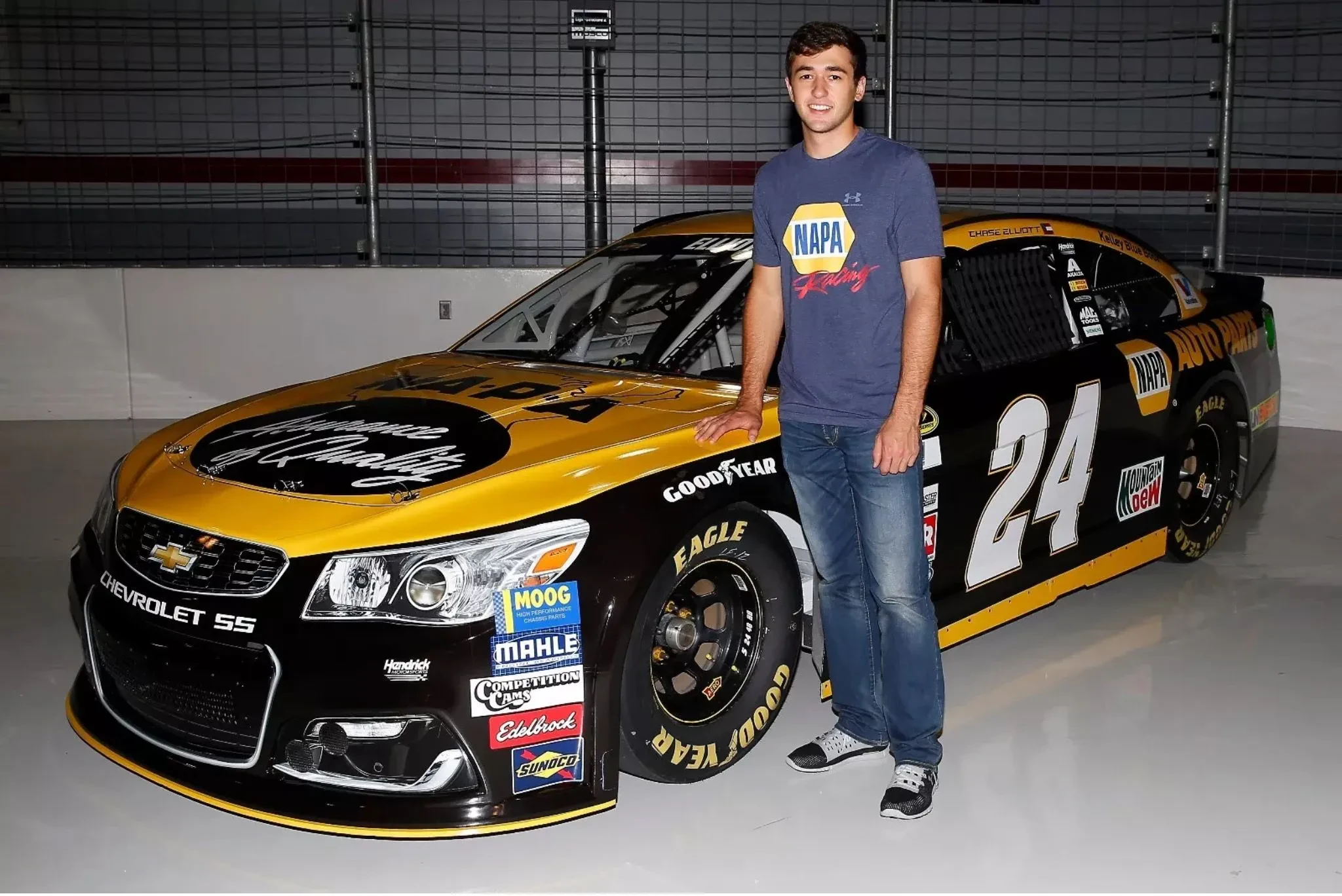 Chase Elliott Car Close Up