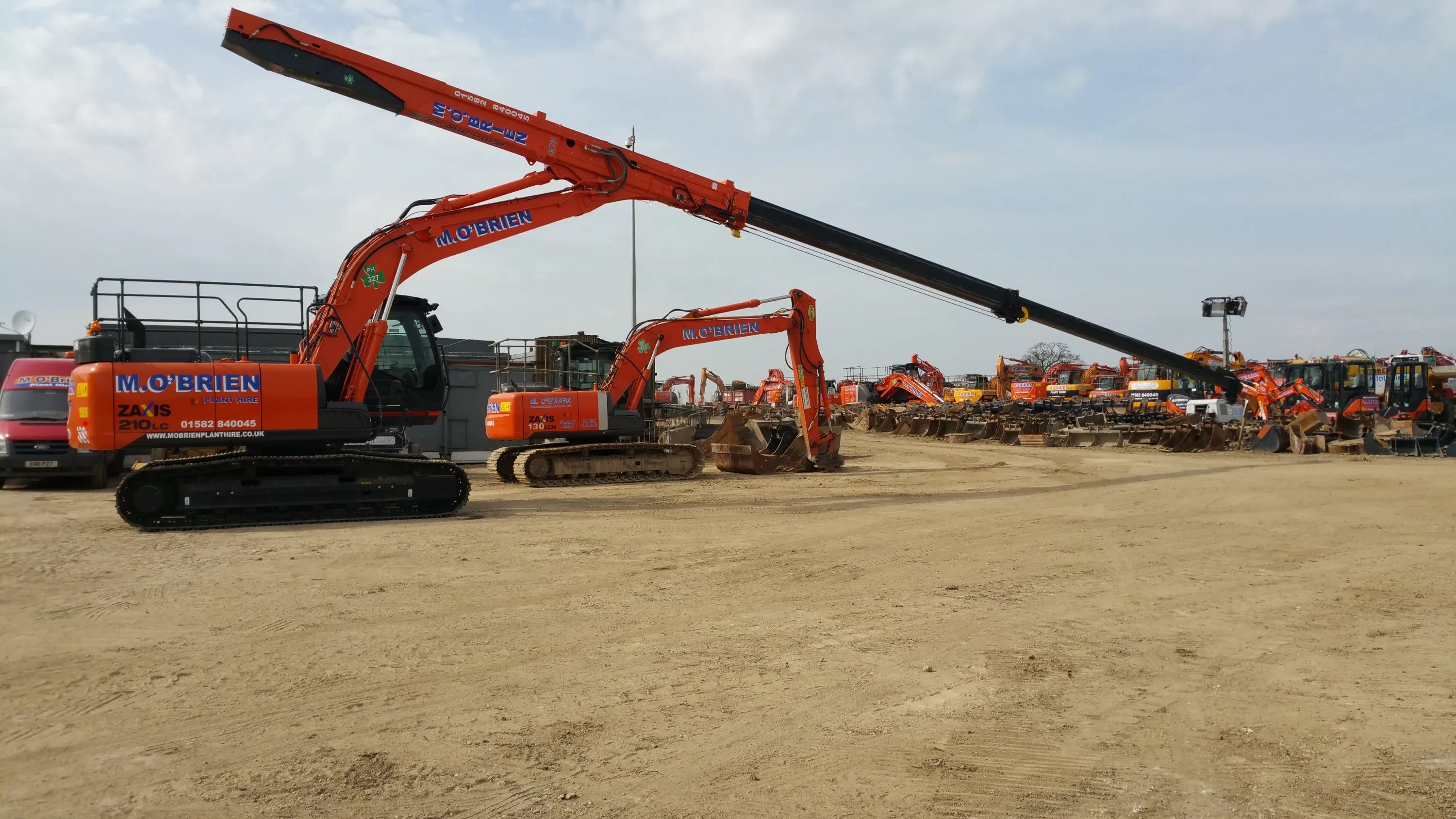 Hitachi diecast excavator collection 2024