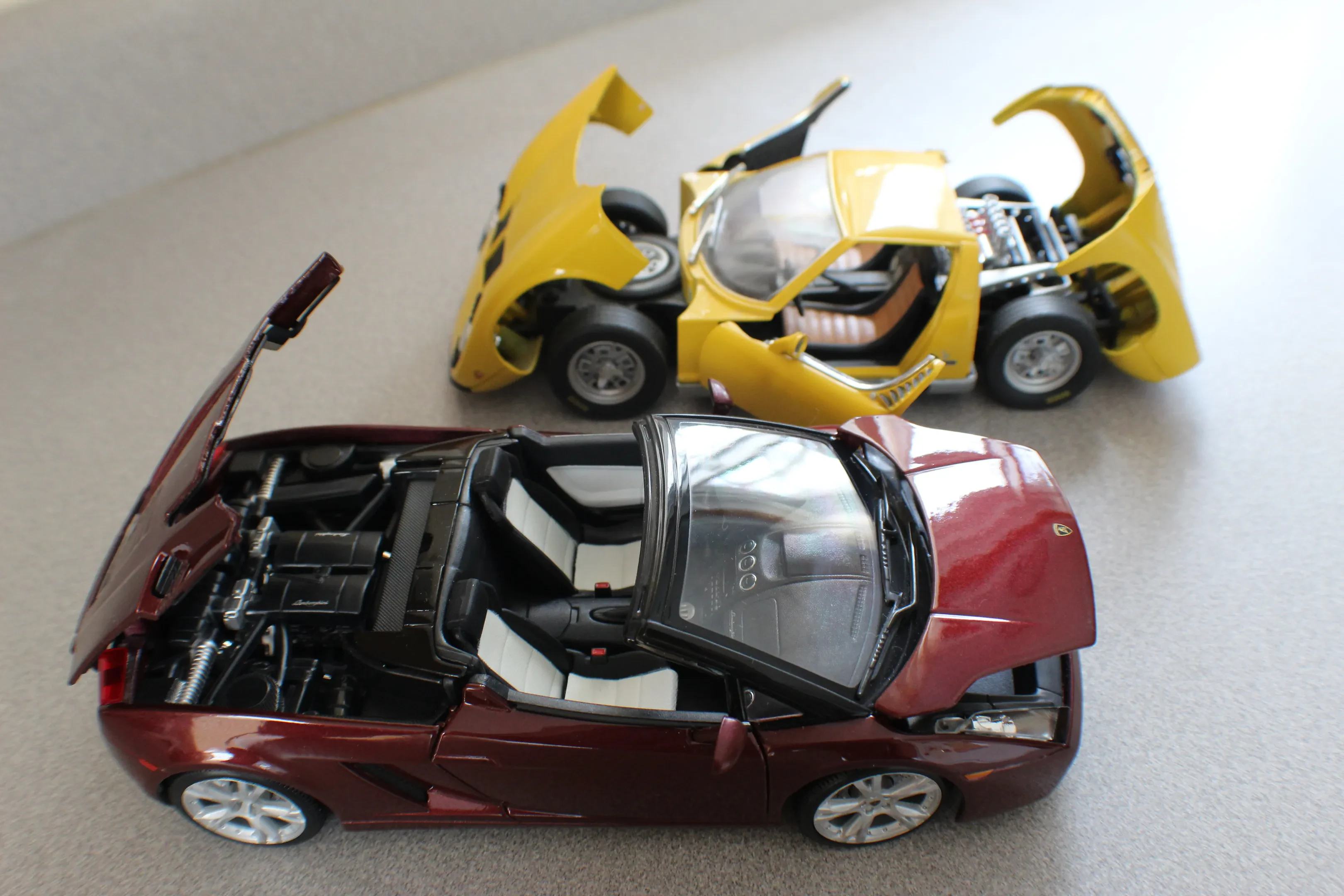 Diecast car at a collectors show
