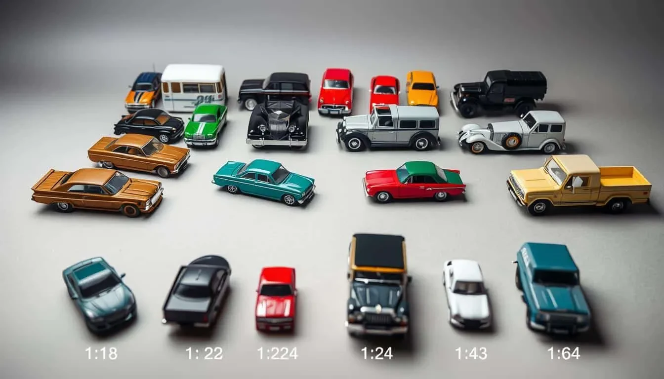 Diecast Car Scale Comparison