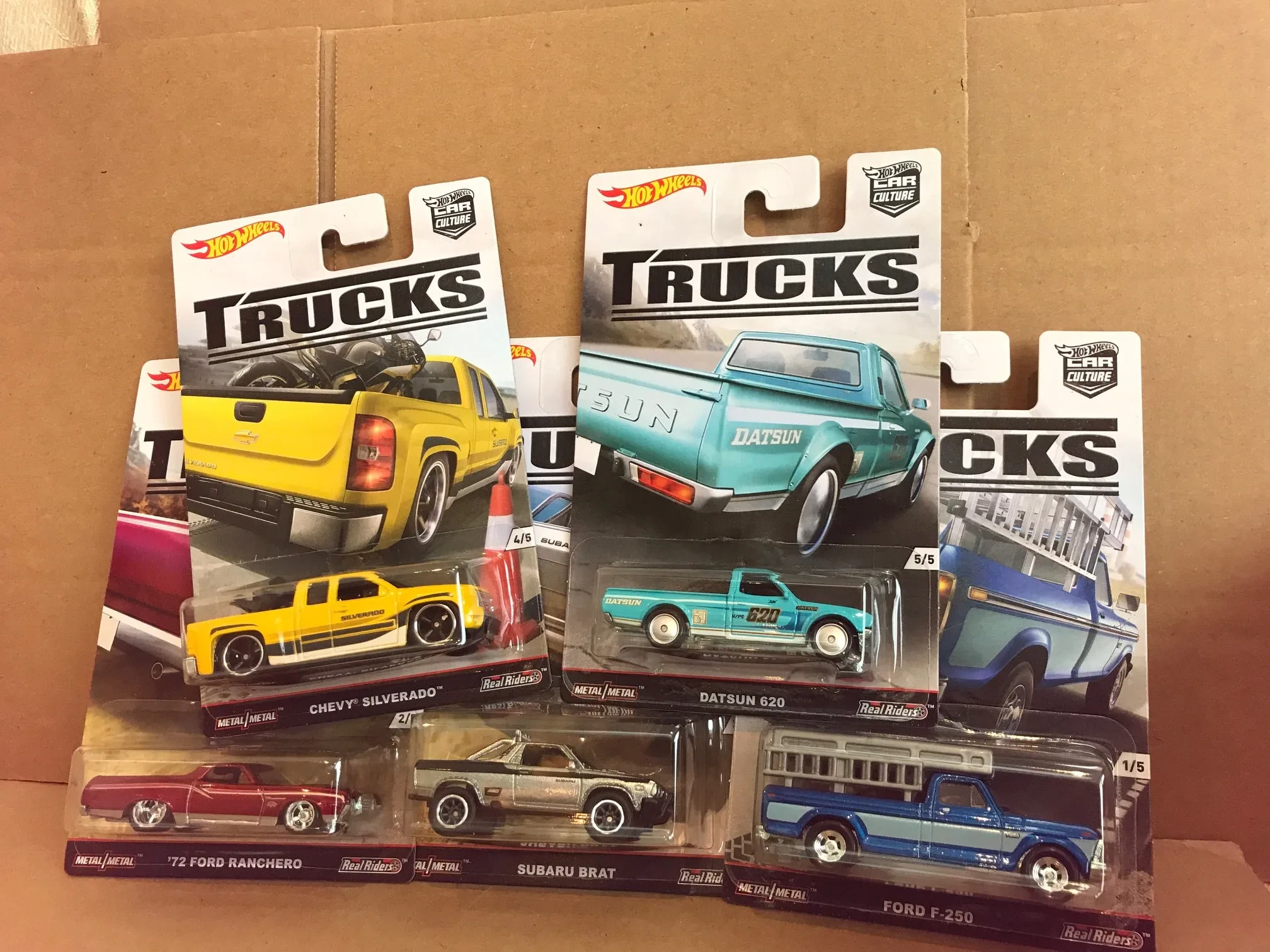 Hot Wheels diecast trucks