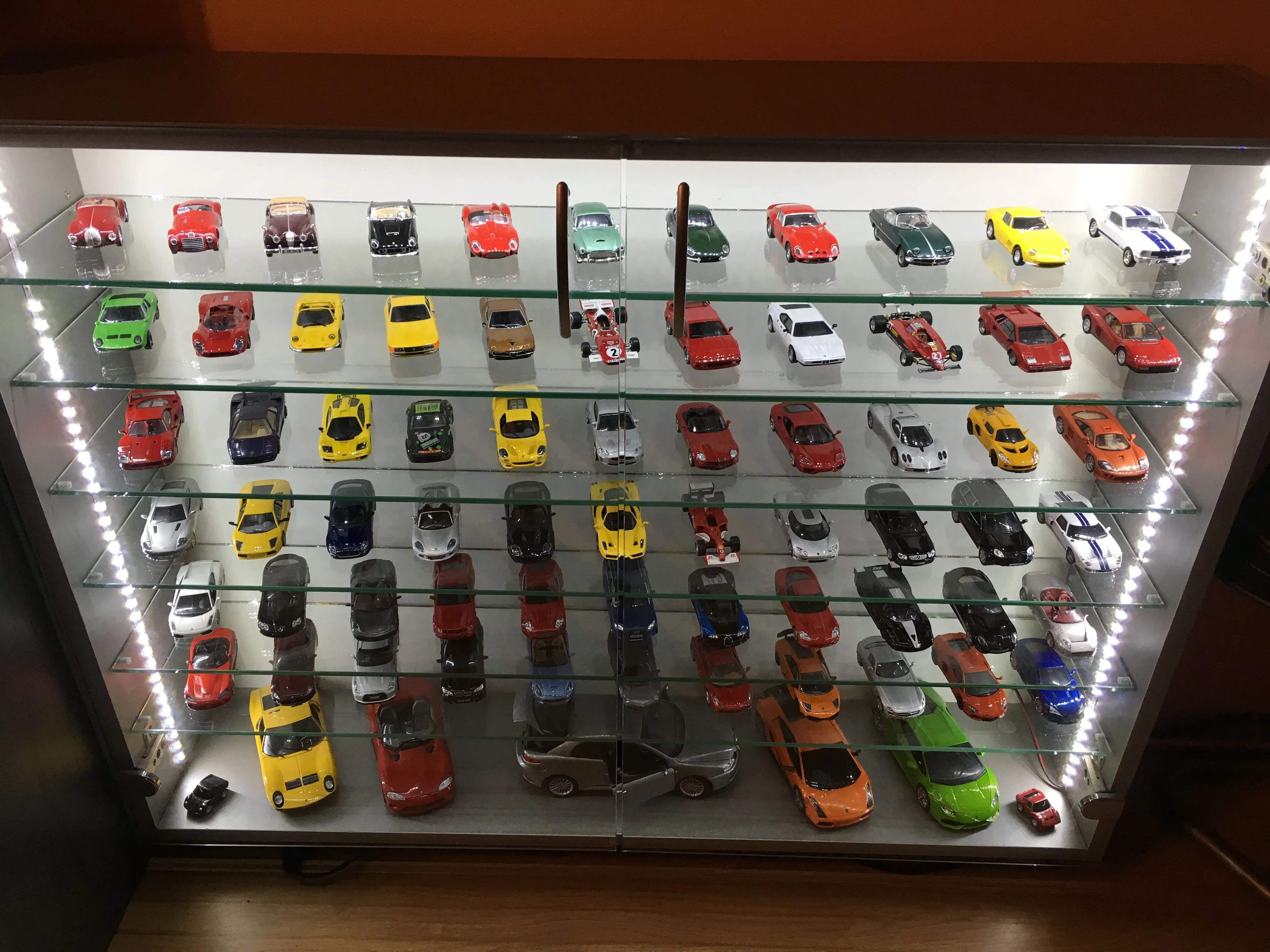 Diecast car display